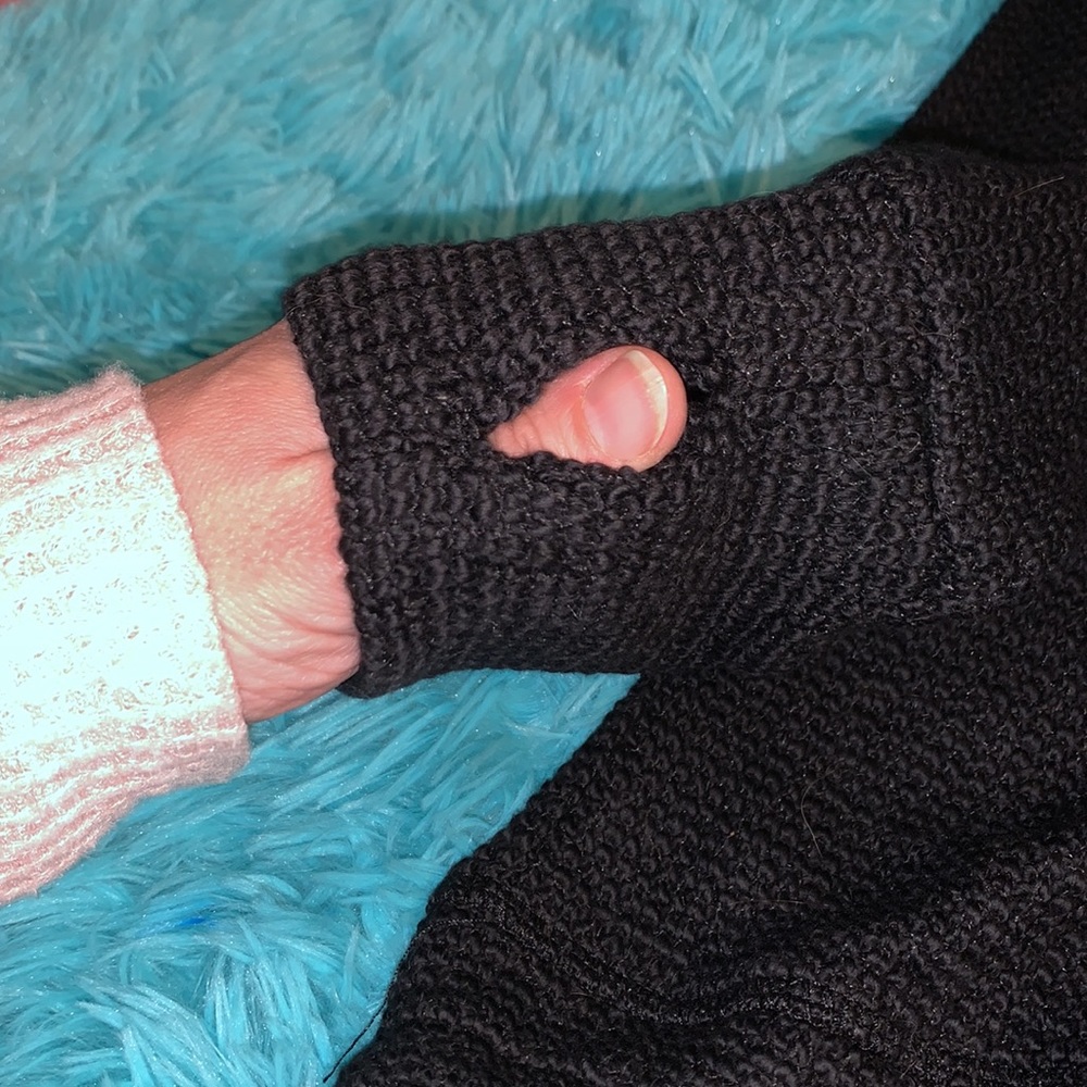 Funnel neck textured pullover NWT - Picture 6 of 7